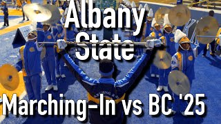 Albany State University Mrsb Marching-In Vs Bc 2025