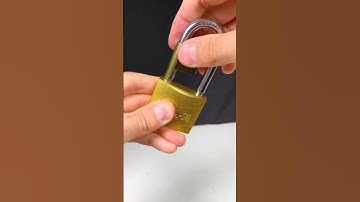 How to open a lock without a key  #diy #tips #lifehacks #shorts