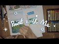 Paint with Me using Mungyo Water Soluble Oil Pastel