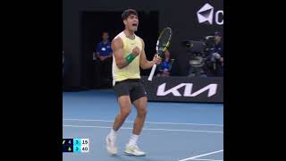 Alcaraz vs Kecmanovic Australian Open 2024 #tennis #alcaraz #australianopen