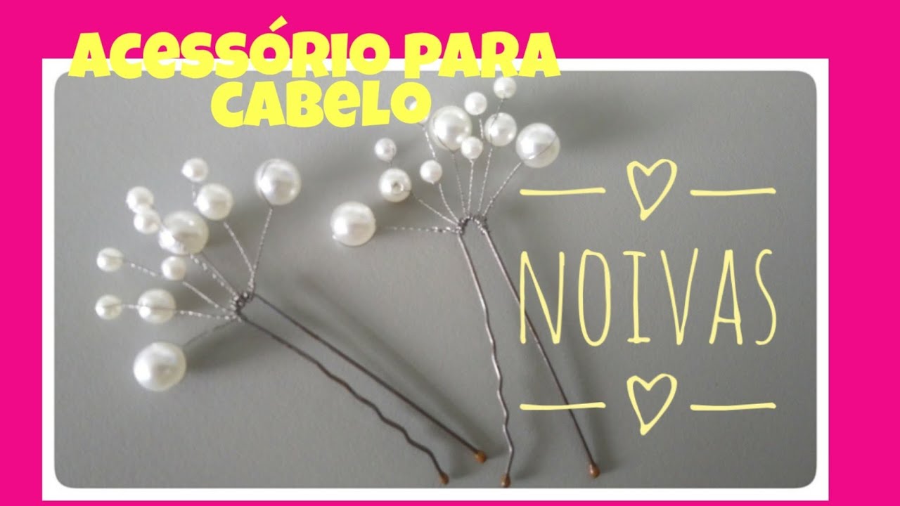 Grampo para cabelo I Acessório para noivas