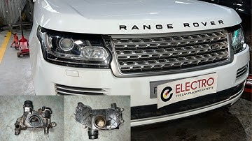 Range Rover sport thermostat, remove video ￼