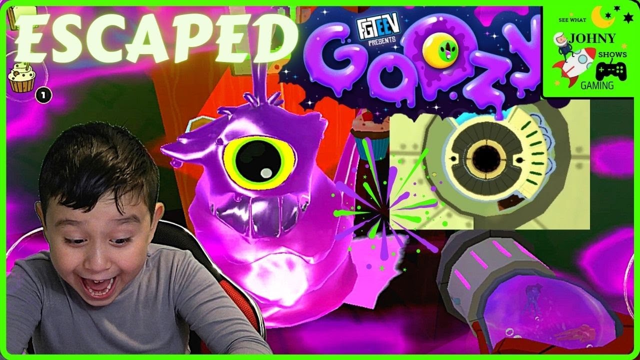 Johny Shows We Escaped Goozy FGteev NEW Game - YouTube