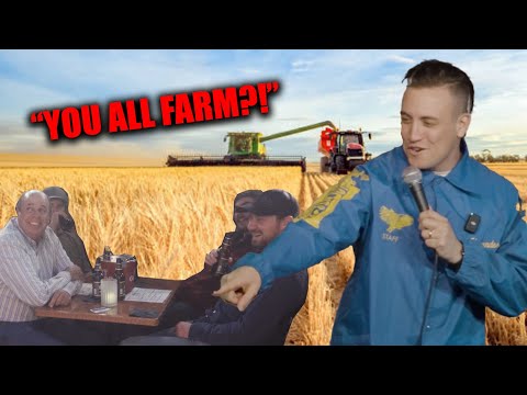 Roasting a table of FARMERS | Stand Up Comedy | Joey Avery