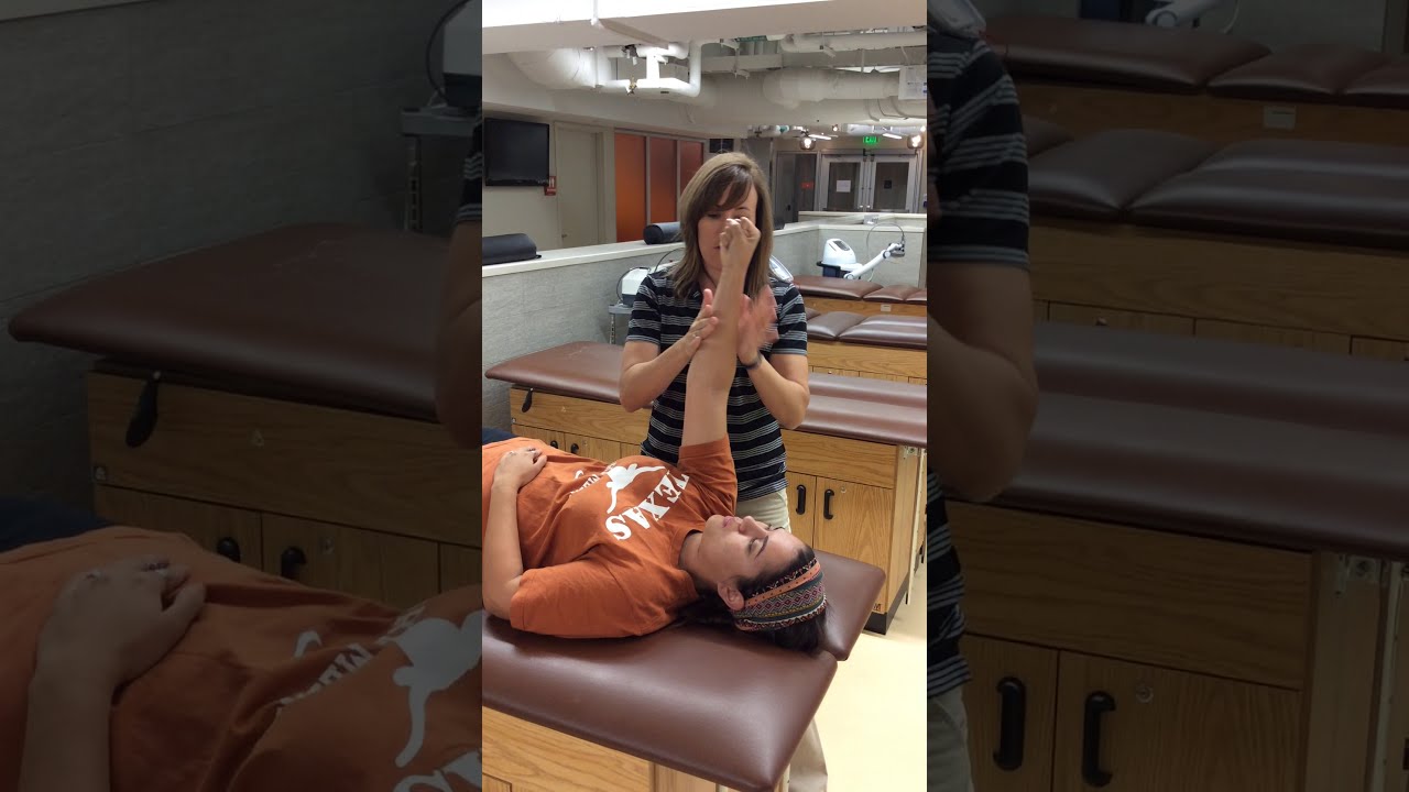 Shoulder PNF Rhythmic Stabilization: Supine