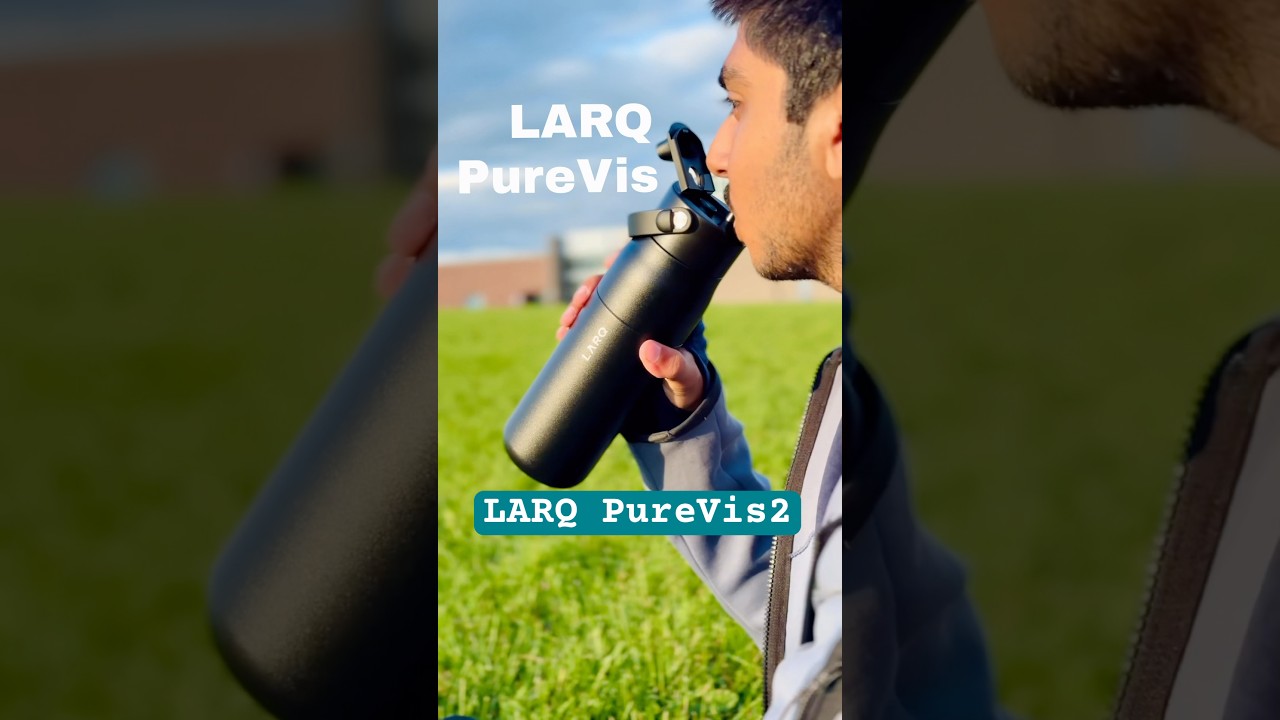 Это бутылка для воды, которая должна быть в 2025 году! LARQ PureVis 2 — это просто СУПЕР 🙌 