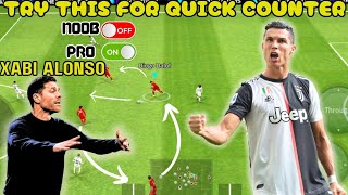 Best Formation For Quick Counter And Deadly setting For all Device🔥💯eFootball 2024