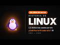 ¿Cuál fue la Distro Linux más usada CADA AÑO? | Historia Completa 1995 - 2026