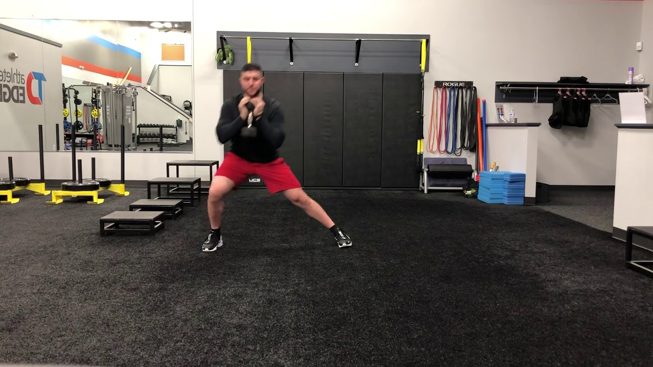 Matthew Ibrahim | DB Goblet Lateral Lunge to Curtsy Lunge - YouTube