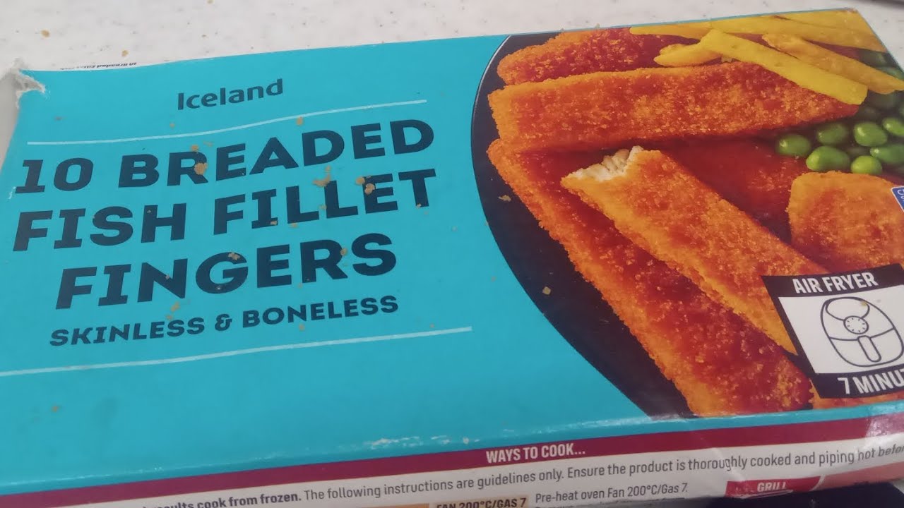 £1 Fish fingers from Iceland supermarket. - YouTube