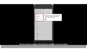 How to use advanced search filters on YouTube