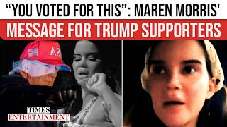 Trump Supporters TARGETED In Viral Video: Country Star Maren Morris Unleashes BRUTAL Message