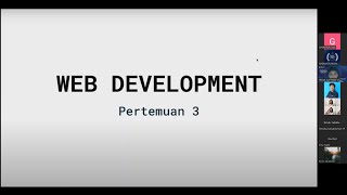 Web Development - Pertemuan 3