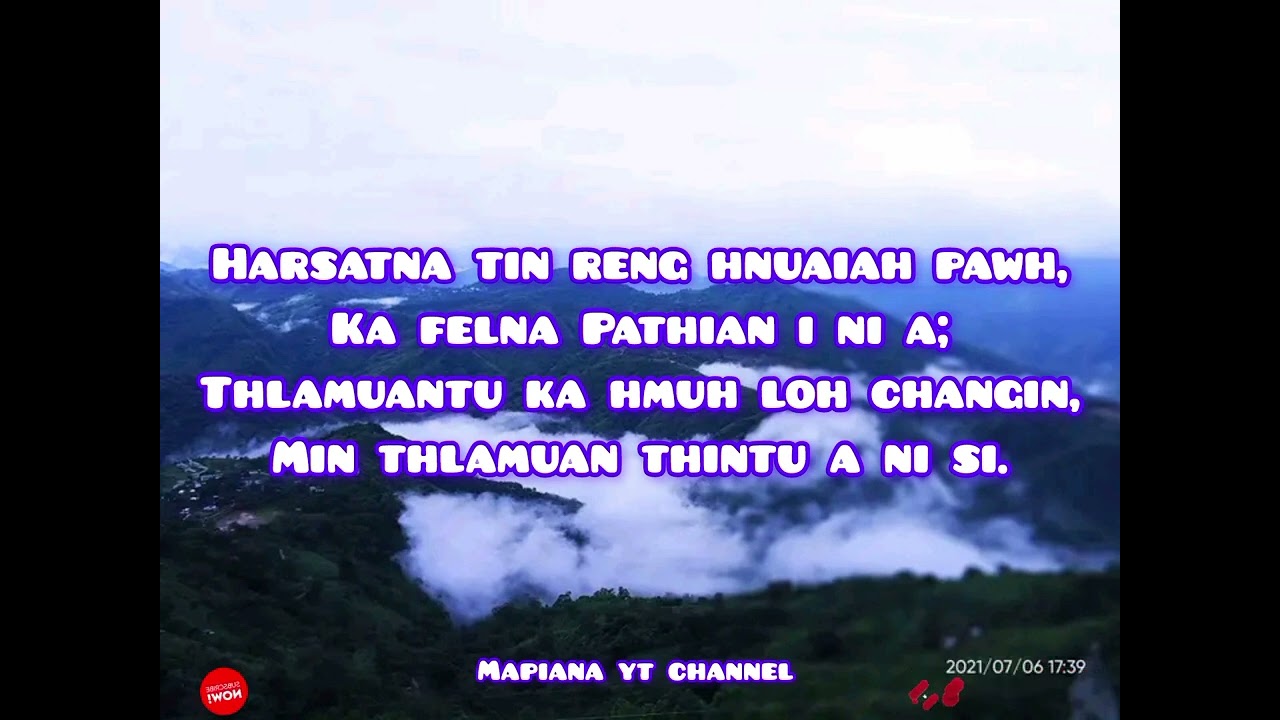 TUNGE HRUAI THiN CHE MALE VERSION.             KARAOKE.      WITH LYRICS INSTRUMENTAL MiZO  KARAOKE