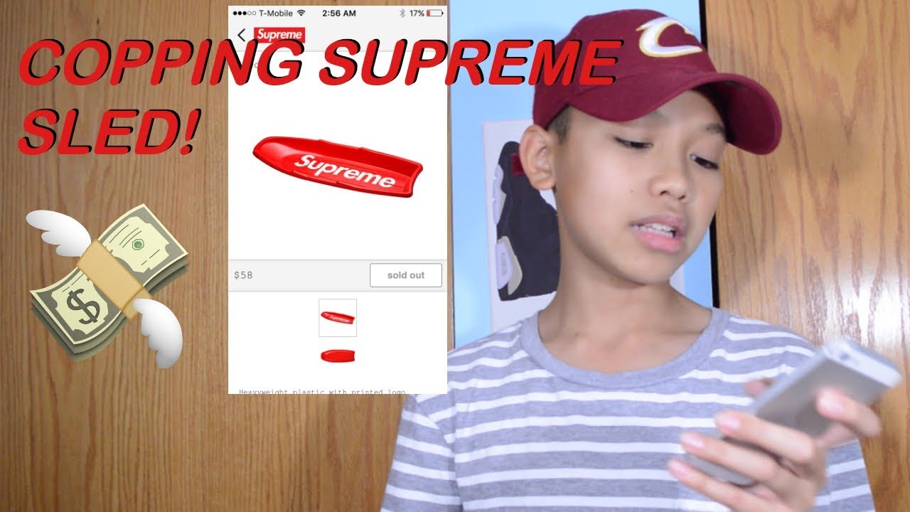 COPPING SUPREME SLED! // LIVE COP!