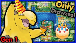 HBD MDB! Come Down Memory Lane with Me!🔴 Pokemon Blue with ONLY Drowzee & Childhood Pokemon Stories!