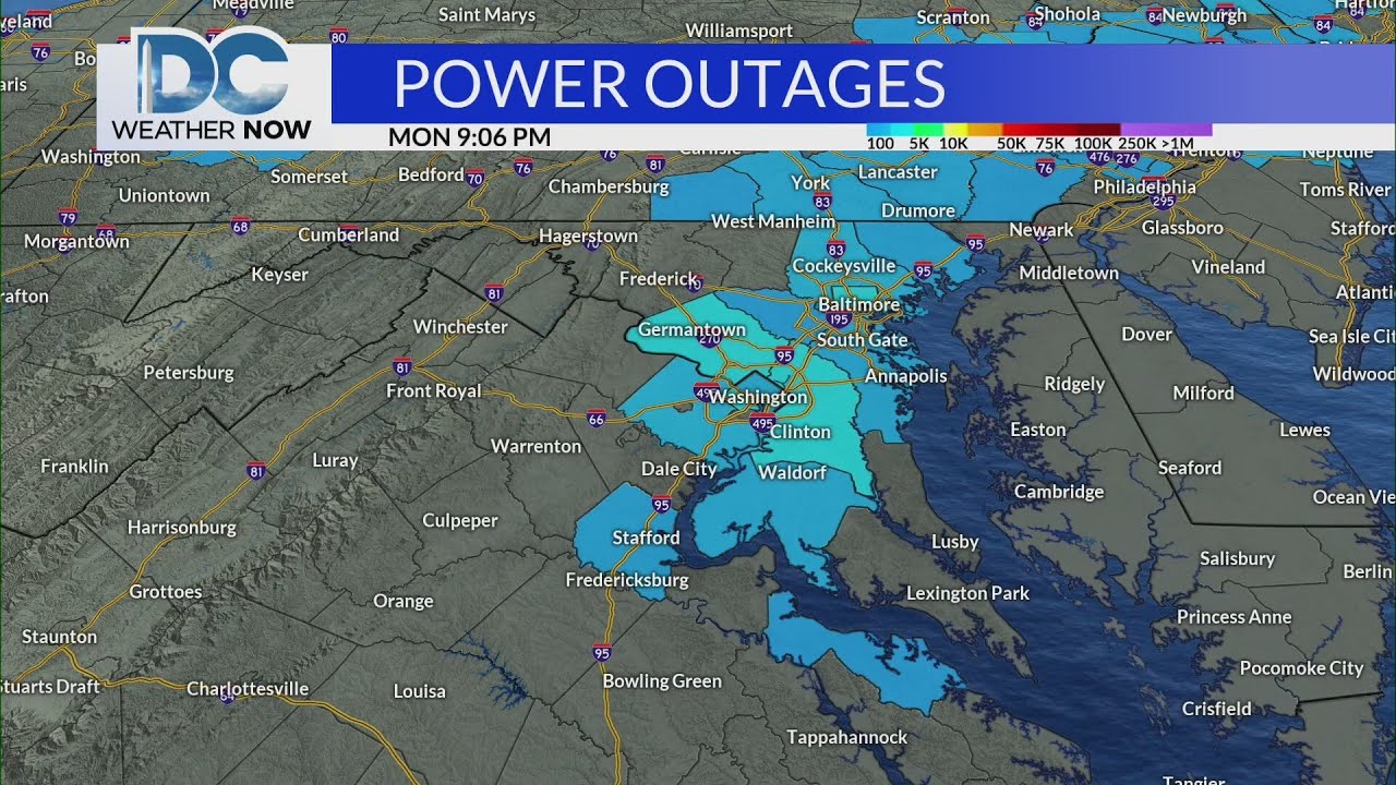 Power outages in the DMV