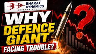 Why Bharat Dynamics Stock Crashed? 😳 | Revenue Down 73% 💥 | Defence PSU Trouble?
