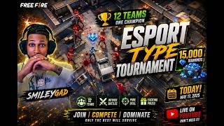 ESPORTS TYPE TOURNAMENT IS TODAY🔥🙂‍↕️WHO WILL WIN AND COLLECT ALL THE PRIZE🔥 (DAY 2)