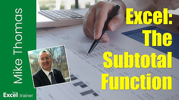 Excel - Why You Should Stop Using SUM and Use SUBTOTAL Instead