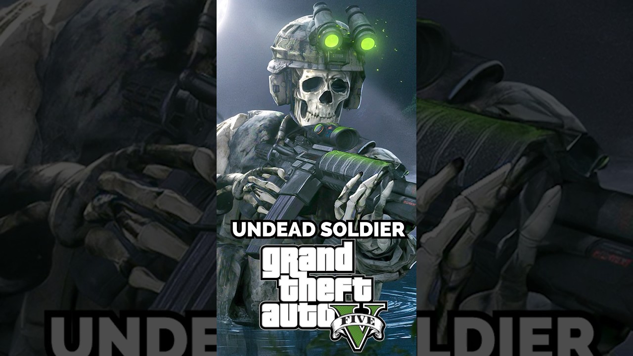 Undead Soldier HUNTS Players in GTA RP... #gta #gtarp #gta5