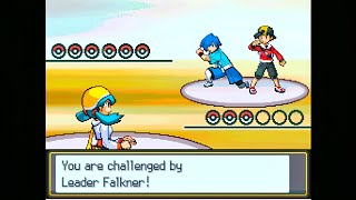 Pokemon Soothing Silver - Rival Gold 1, Johto Leader Falkner Violet City Singles, Hard Mode