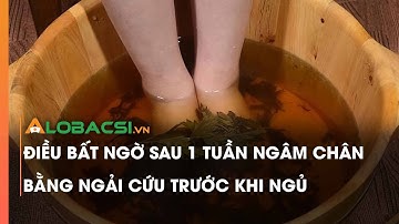 Điều bất ngờ sau 1 tuần ngâm chân bằng ngải cứu trước khi ngủ