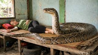 72 Hours of Terror: Giant Python Invades Farm| Brave Girl Risks Everything to Protect the Animals!