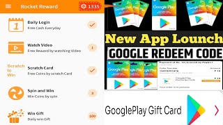 Rocket Reward App Free Google Play Store Gift Voucher | Earning Free Google Play Redeem Code screenshot 5