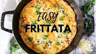 HOW TO MAKE A FRITTATA | Easy Veggie Frittata Recipe