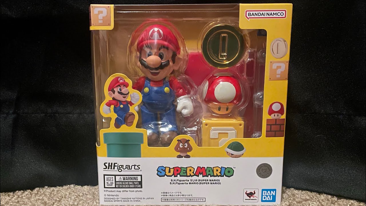 SH Figuarts Super Mario Figure Unboxing! - YouTube