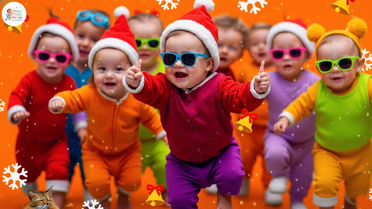 Jingle Bells Song 2025 | Baby Dance & Holiday Fun Christmas Song for ...