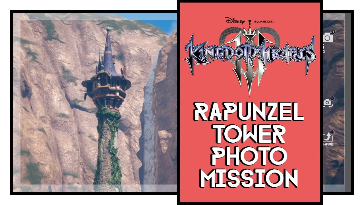 Kingdom Hearts 3 Rapunzel Tower Photo Mission