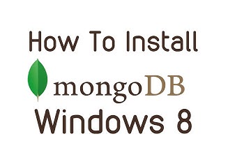 How to install mongodb on windows 8