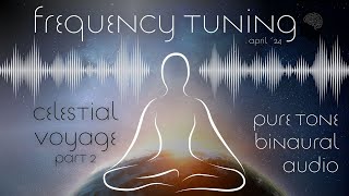 Celestial Journey, Part 2 - Pure Binaural Tones - Frequency Tuning