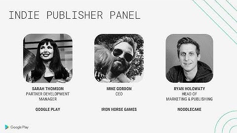 Indie publisher panel (Indie Developer Day, Seattle 2018)
