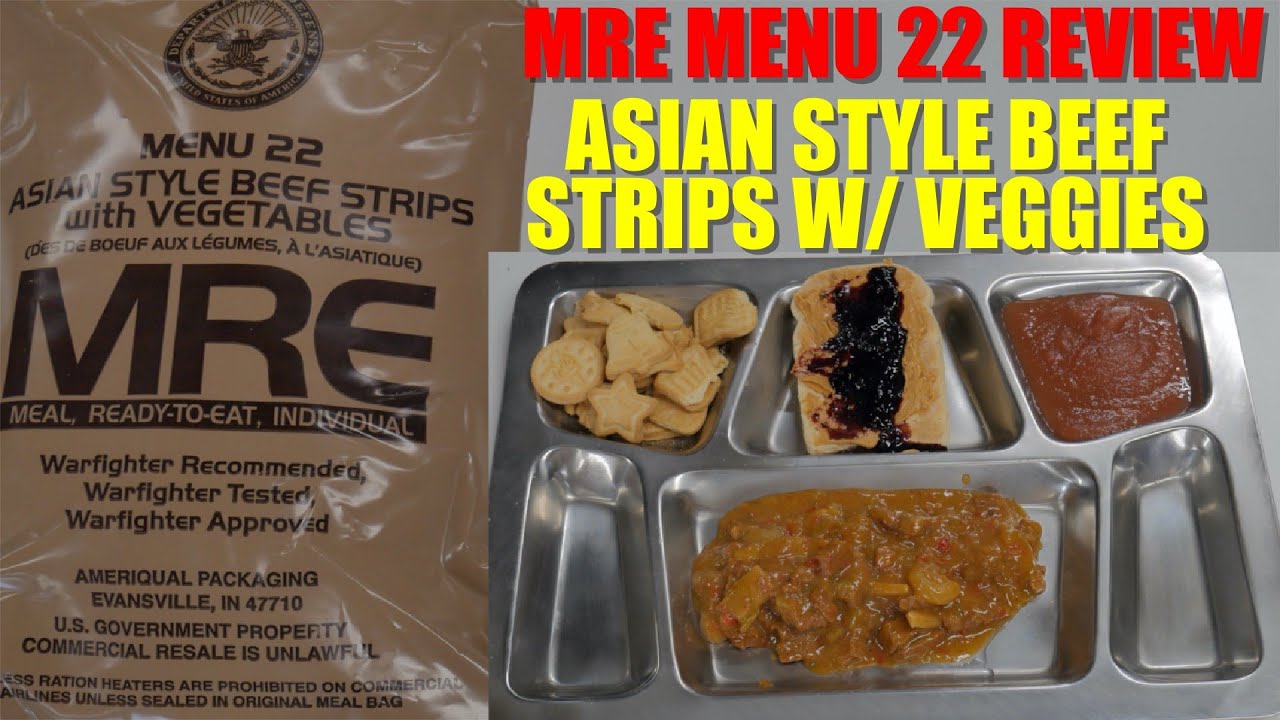 MRE MENU 19, MENU 22 asmedical.ro