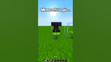 Minecraft Logic 🤔... #shortsfeed #minecraft #subscribe #gaming #shorts