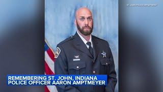 Community mourns NW Indiana officer who died after medical emergency while playing hockey