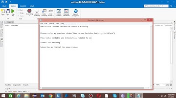 How to use Counter instead of foreach activity in UiPath
