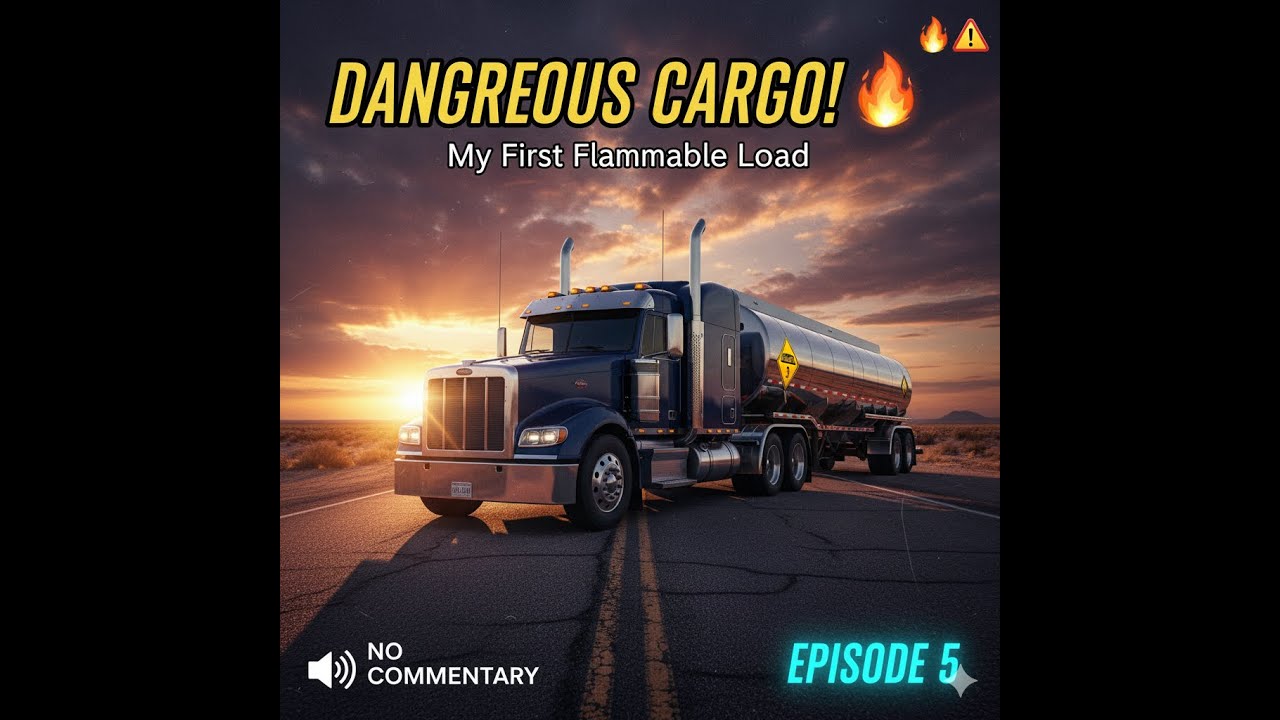 DANGEROUS CARGO! 🔥 My First Flammable Load (Episode 5)