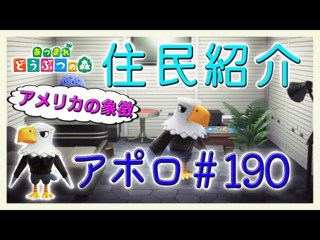 あつ森住民紹介 アポロ＃190 New Horizons Apollo - YouTube
