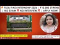 🔥 FSSAI PAID INTERNSHIP 2026 | ₹10,000 Stipend | No Exam, No Interview | Apply Online Now! #delhi