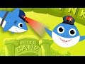Baby Shark Police Song | Baby Car + T Rex + Plane Kids Songs Playlist by FunForKidsTV