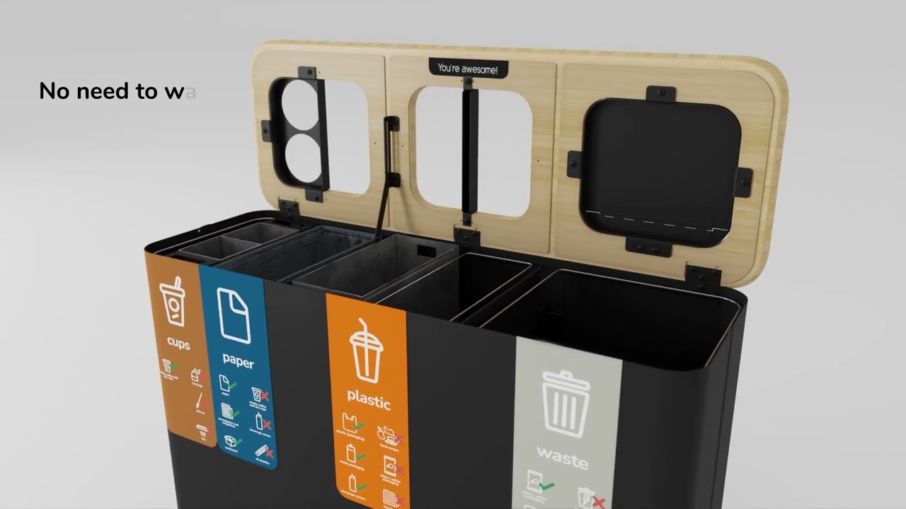 De circulaire Vuilbakken van BINBIN | De Vuilbak