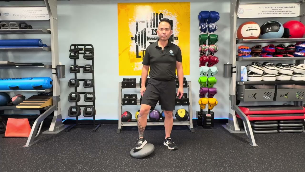 Knee Circles on Balance Disk