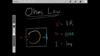 V=IR Ohms Law Introduction How to use Ohms Law Properly (voltage = current x resistance) Physics