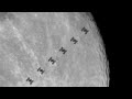 International Space Station Lunar Transit