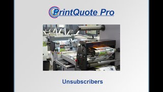 PQP48 Collect Unsubscribers screenshot 1