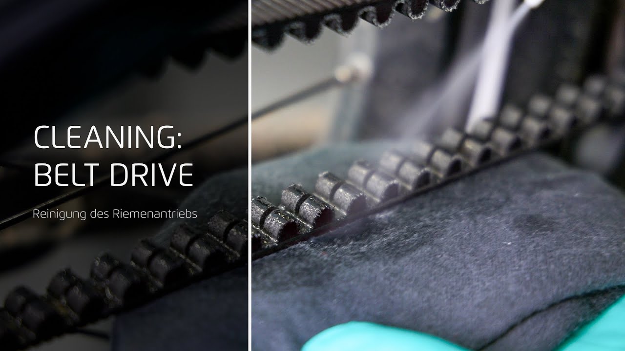 Cleaning: How to clean the belt drive - YouTube